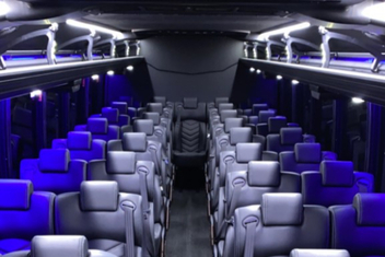 Garland Charter Bus Interior