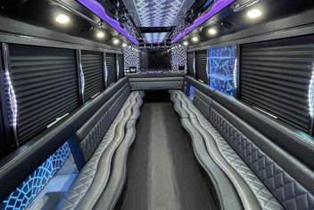 Garland Party Bus Interior