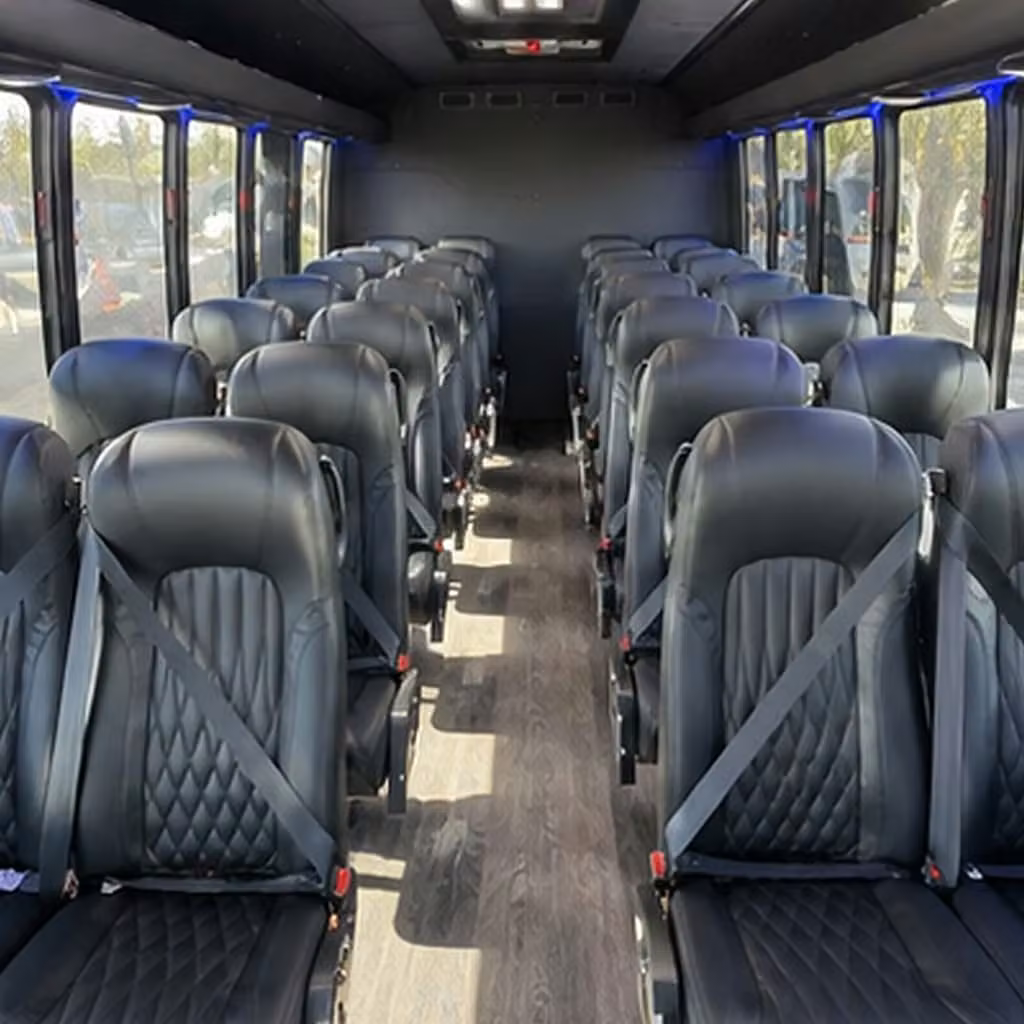25 passenger minibus inside
