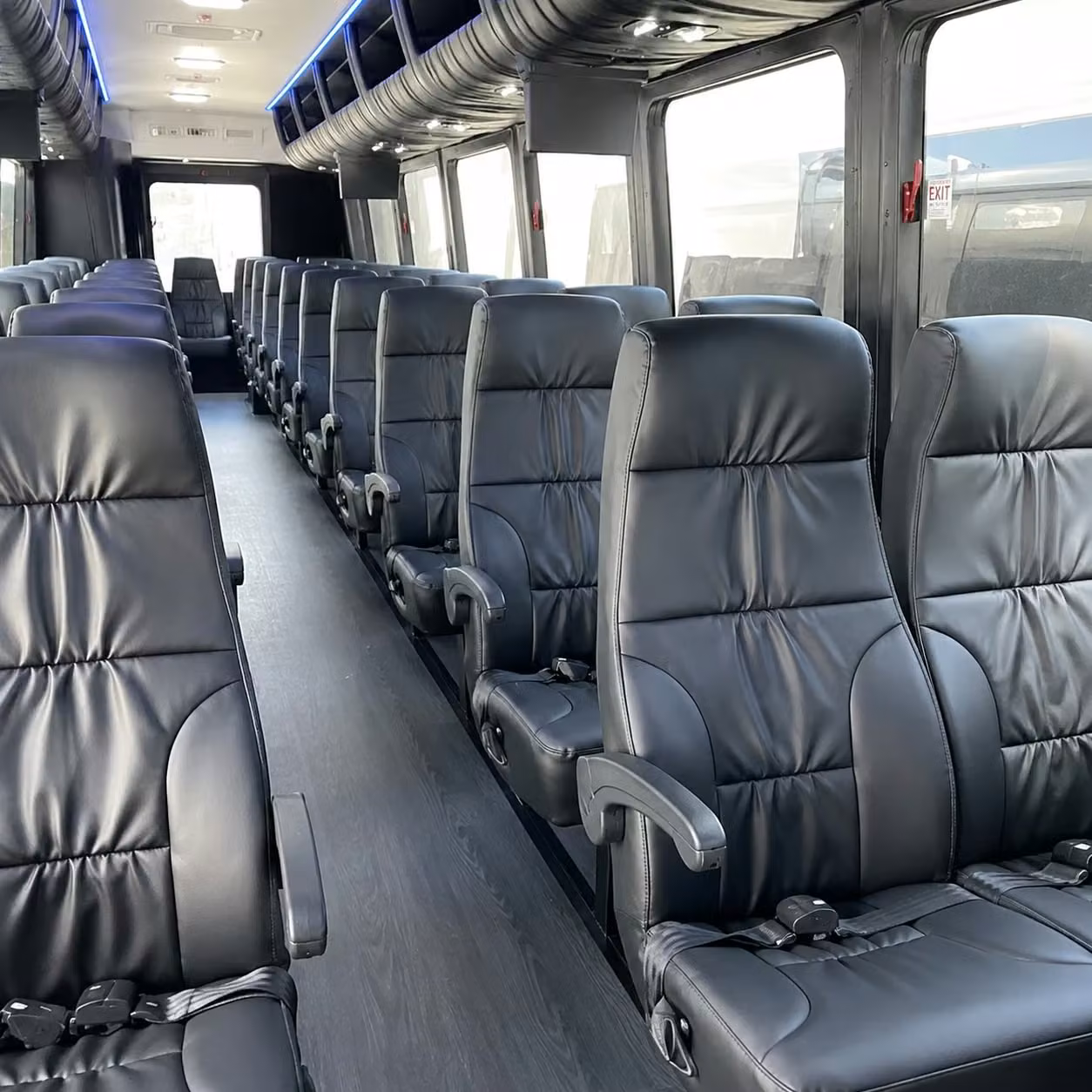 28 passenger minibus interior
