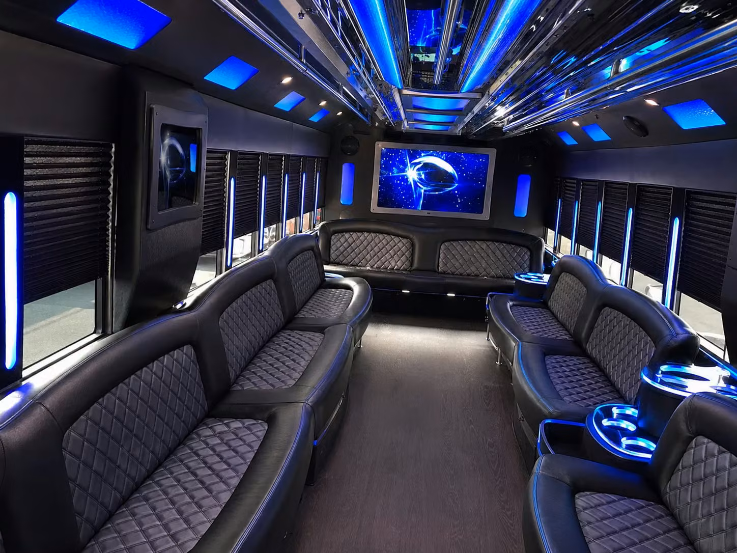 garland groups love renting a party bus for shows at toyota music factory