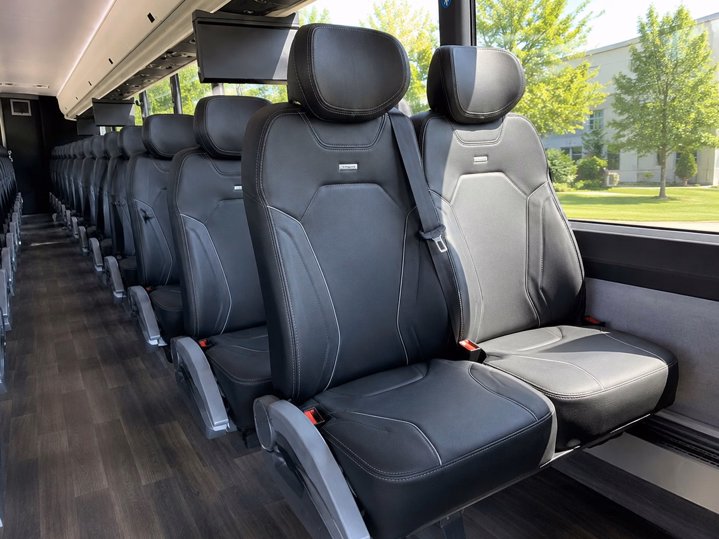 hit every stop on your garland wedding weekend timeline with one bus rental