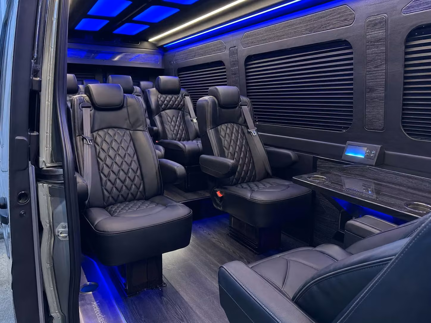 sprinter van transportation for groups and events across garland
