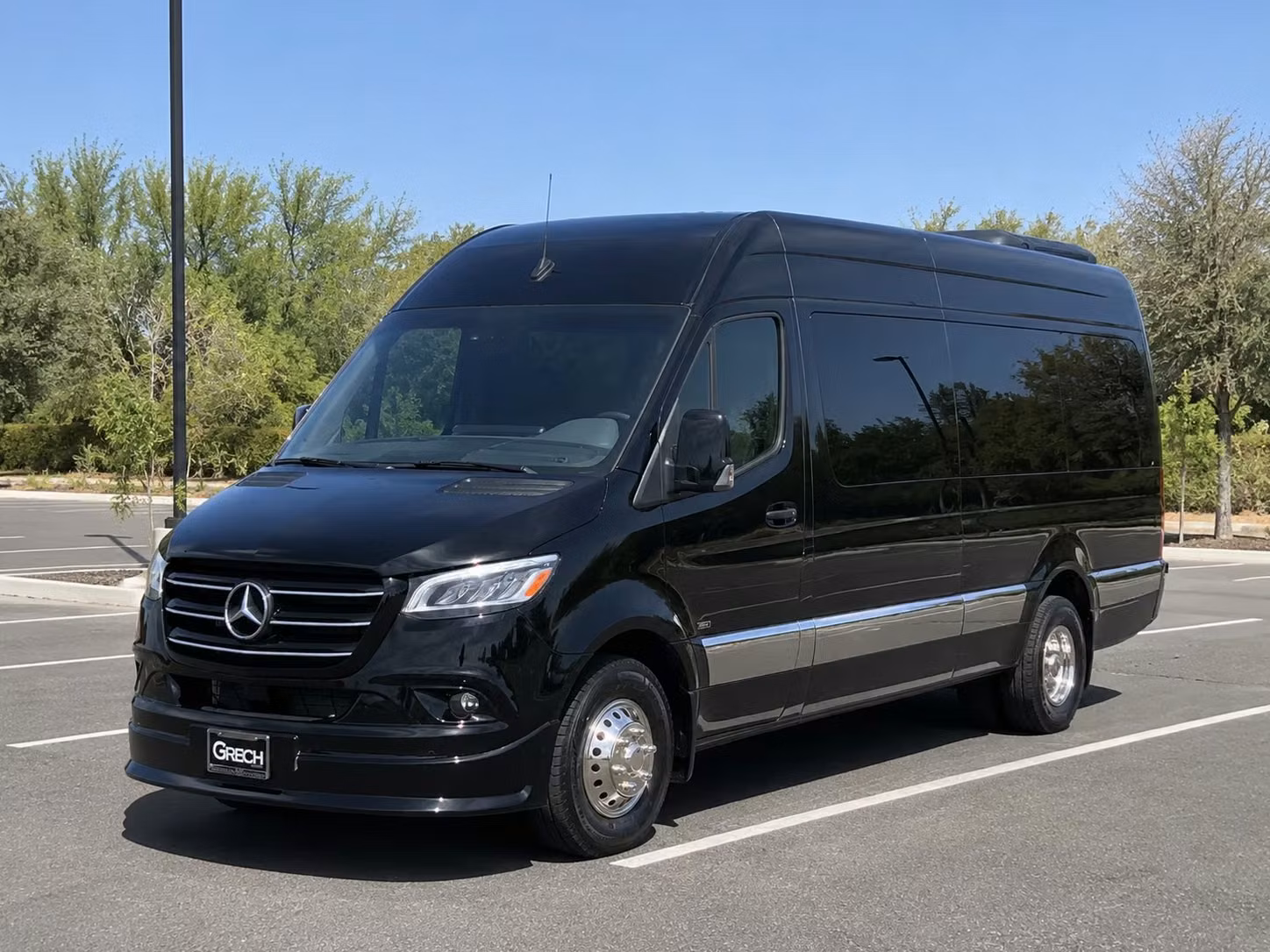 sprinter van with driver